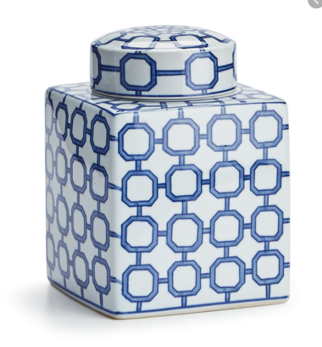 BARCLAY BUTERA DYNASTY LINK LIDDED JAR