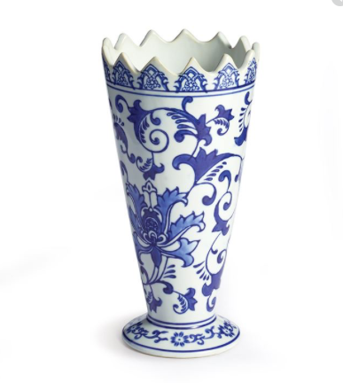 BARCLAY BUTERA DYNASTY FLORAL VASE