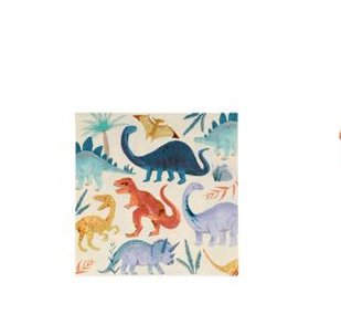 DINOSAUR KINGDOM LARGE KNAPKINS