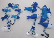 STRING FISH BLUE 36"