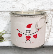 LOVE LOVE LOVE SANTA SOY CANDLE
