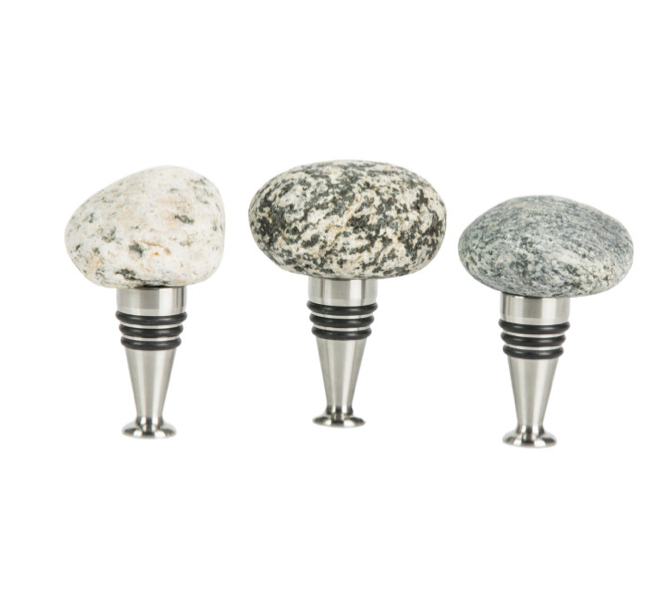 BEACH STONE WINE STOPPER