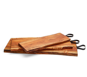 SERVING BOARD WITH IRON HANDLE-SMALL