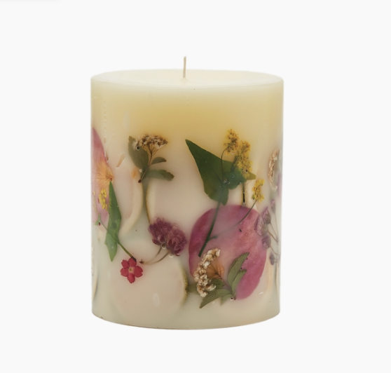 LEMON BLOSSOM & LYCHEE SMALL ROUND BOTANICAL CANDLE