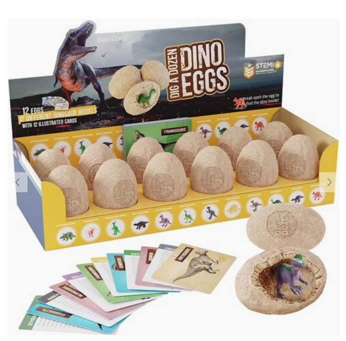 DIG A DOZEN DINO EGGS KIT