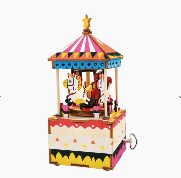 3D MERRY-GO-ROUND-MUSIC BOX