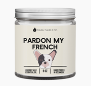 PARDON MY FRENCH CANDLE