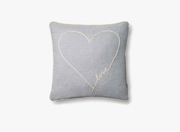 LOVE - GREY PILLOW
