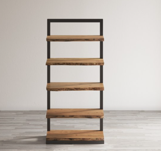 NATURES EDGE NATURAL 5 SHELF BOOKCASE