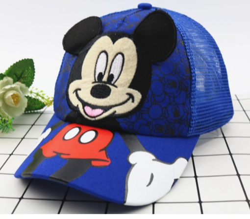 MICKEY SUMMER MESH  CAP -BLUE