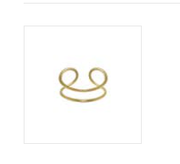 PARALLEL FLUID CUFF- GOLD