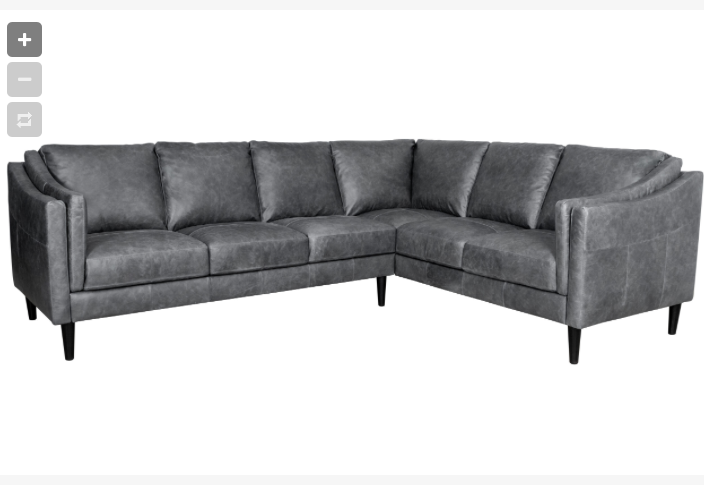 AVA SECTIONAL SOFA -GREY