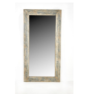 SANTA BARBARA LEANER MIRROR -ANTIQUEGREY