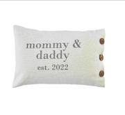 PARENTS  EST 2022 PILLOW