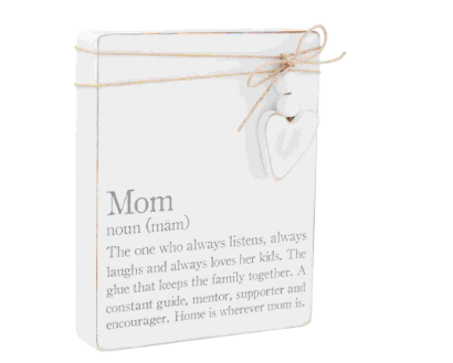 MOM DEFINITION PLAQUE