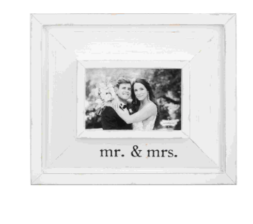 MR AND MRS WOOD FRAME